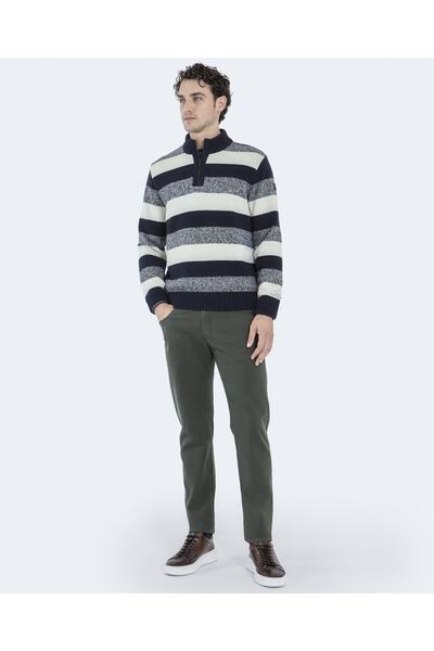 PAUL&SHARK Men's Ziped Pullover C.wWool