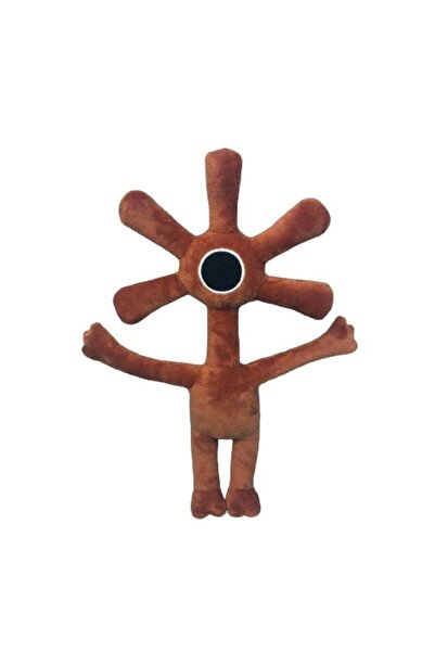 Schulzz Rainbow Friends Brown Single Eye Imported Plush Toy 34cm