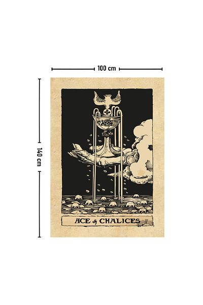 Vagonik Ταρώ Κάρτα Ace Of Chalices Μοκέτα τοίχου 140x100 cm-70x100 cm