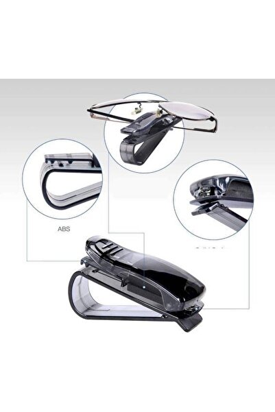 MasterCar Auto Car Interior Glasses and Business Card Holder - Clip Sunglasses