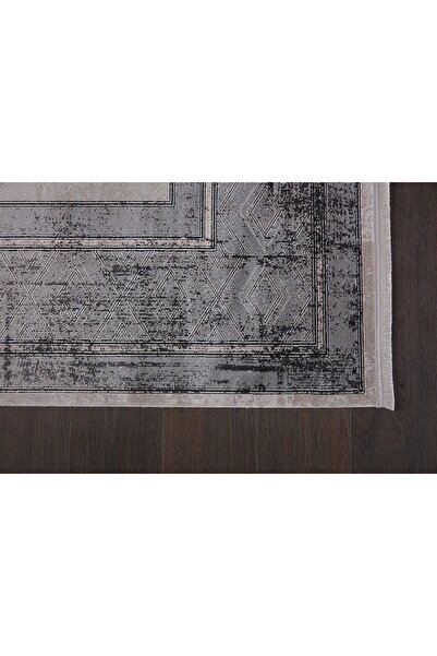 GÜMÜŞSUYU Black&brown 13917 Gri Halı