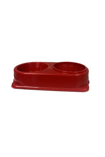 Anadolu-Vet Cat Dog Food and Water BowlTwo Compartments (2x 250 Ml)