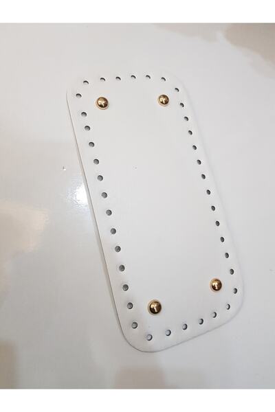 NAZENİN HOBİ AKSESUAR Βάση δερμάτινη πλεκτή τσάντα (25*12 cm)