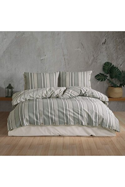 Clasy Бутик Native Серія Одномісний Комплект Постільної Білизни Dokya Зелений V1