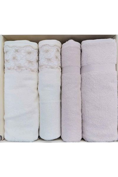 Özdilek Bougainvillea Best Set (Bath Set) Cream-powder