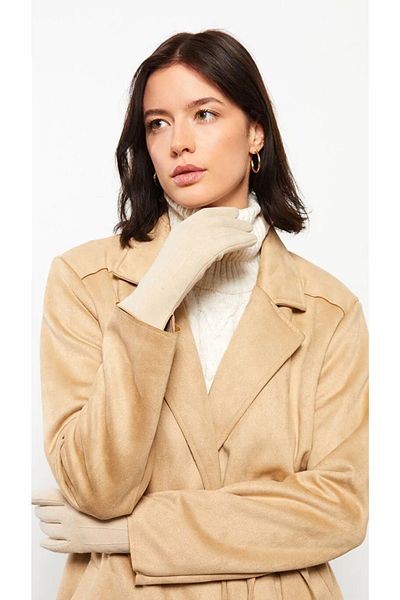 LC Waikiki Suede Look Women's Gloves