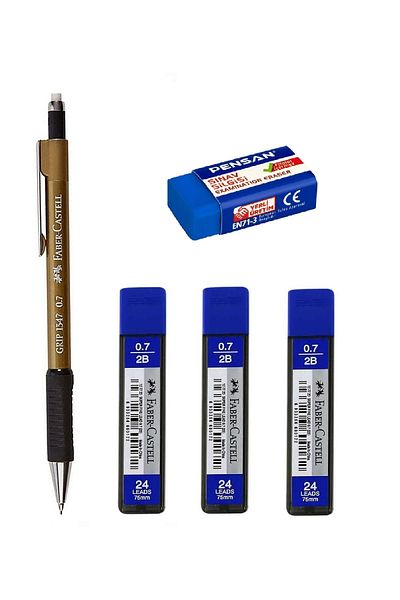Faber Castell Grip 1347 0.7 Versatil Trend Colors Gold Set