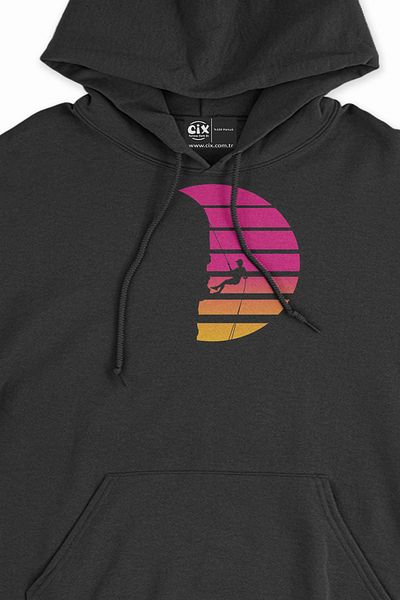 Cix Hanorac negru Climb Design