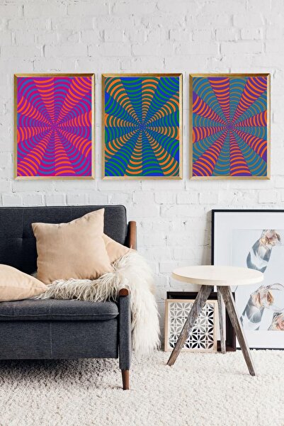 Reyo Σετ τριών αφίσων Hipnotico «Funfair Wonderland Dreamland» - 30x40