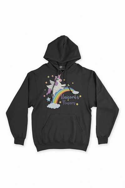 Cix Hanorac negru Unicorn Power - Hanorac