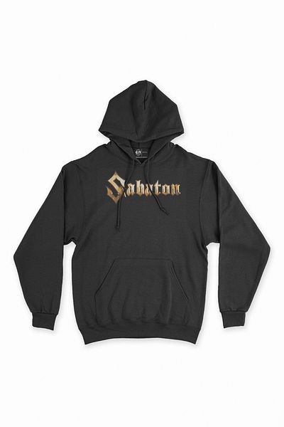 Cix Hanorac negru cu imprimeu Sabaton