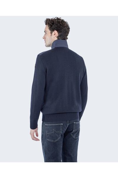PAUL&SHARK Men's Ziped Pullover C.wWool