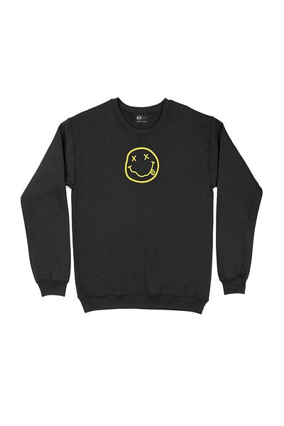 Cix Hanorac negru cu sigla Nirvana