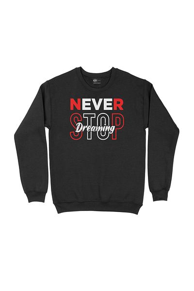 Cix Μαύρο φούτερ Never Stop Dreaming