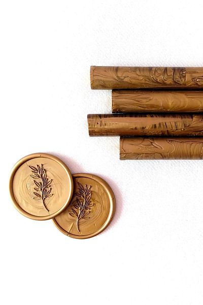 Dekorden Seal Wax Sticks 12pcs (antique Gold)