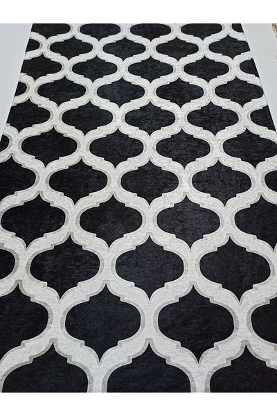 ESPİCAL HOME Elastic Carpet Cover Made of Soft Velvet Fabric