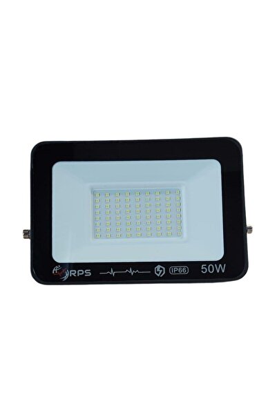RPS 50w Beyaz Işık Siyah Kasa Ip66 Led Projektör