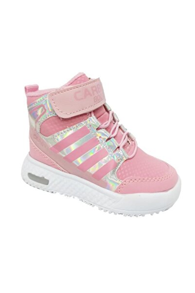 Caprito Carby 2021-b Kız Bebe Sneakers Bot Pembe Parlak