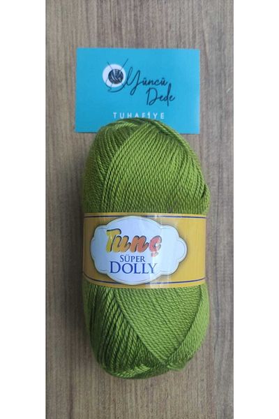 Tunç Dolly Booties Socks Hand Knitting Yarn Green 0212