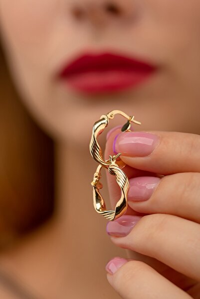 GençTaş Kuyumculuk 14 Ayar Altın Mon Chere Küpe