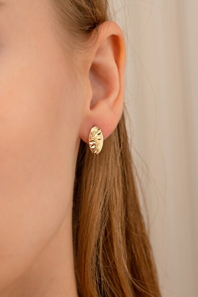 GençTaş Kuyumculuk 14 Ayar Altın Osiris Küpe