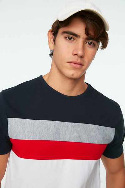 Trendyol Collection T-Shirt - Navy blue - Regular fit