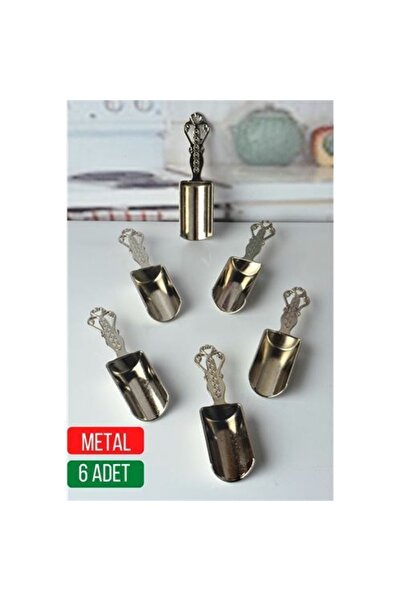 Genel Markalar Transformacion Vintage 6 Lı Metal Baharat Ölçü Kaşığı