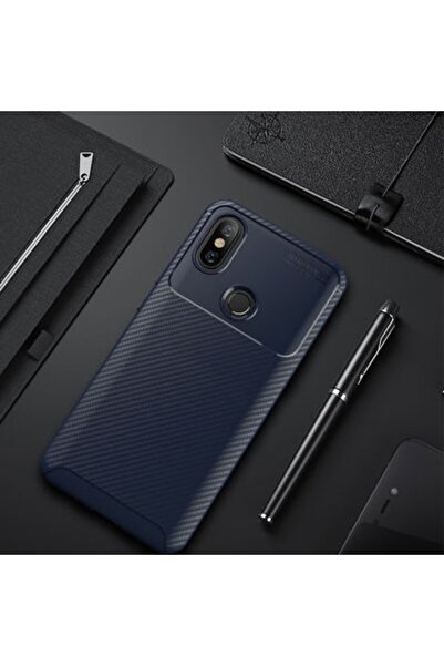AKSEFİZZ Xiaomi Mi 8 Kılıf Benzersiz Dokulu Yüksek Tutuş Sağlayan Mat Elit Kapak