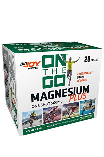 Bigjoy Sports On The Go Magnezyum Plus Shot 20*25ml Magnesium Citrate Malate ...