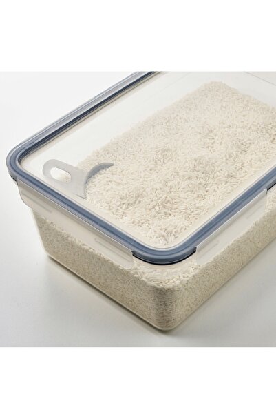 IKEA 365+ Plastik Büyük Dikdörtgen Saklama Kabı Kapağı