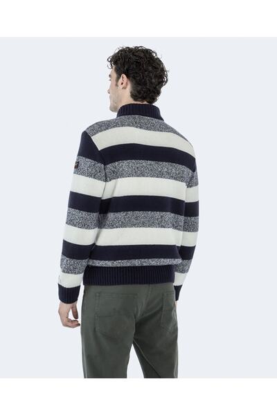 PAUL&SHARK Men's Ziped Pullover C.wWool