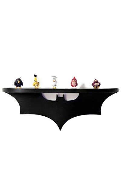 Batman Famesmob - Çocuk Odası Dekoratif Raf Siyah