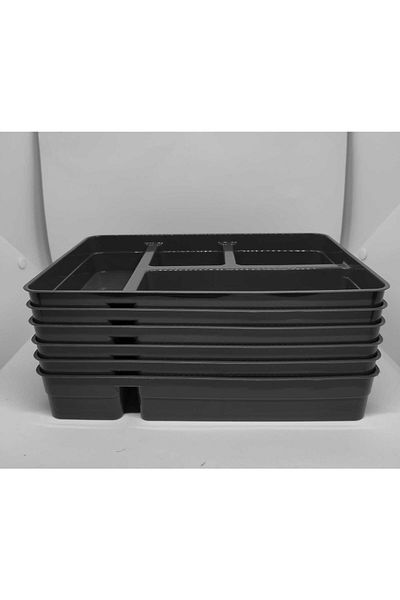 Minty Life 6Pcs Anthracite Multi-Purpose Organizer