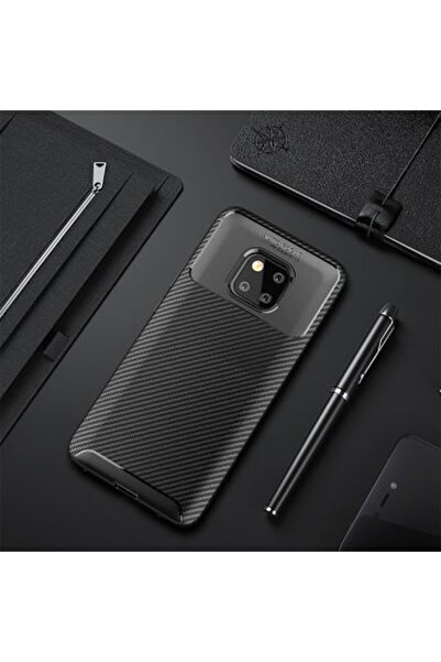 AKSEFİZZ Huawei Mate 20 Pro Kılıf Benzersiz Dokulu Yüksek Tutuş Sağlayan Mat ...