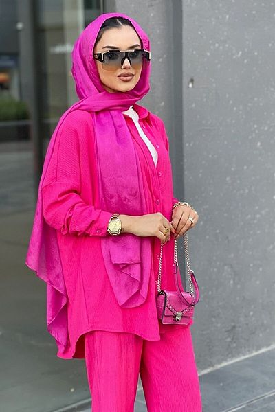 ECRİN MODA Κοστούμι Hijab με παντελόνι