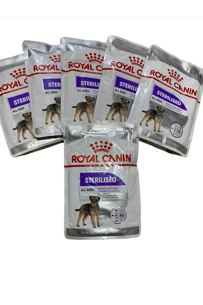 Royal Canin Sterilised Adult Pouch Yaş Köpek Maması Kısırlaştırılmış Konserve...