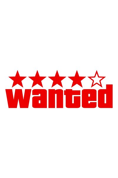 Quart Aksesuar 30 X 11 Cm Wanted Auto Sticker Car Glass Sticker