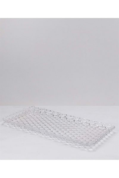 Jenisa Lattice Rectangular Presentation Plate 18X37.5Cm