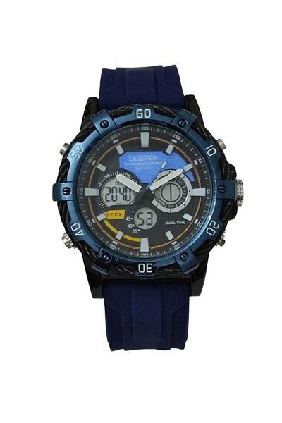 Joefox Men's Wristwatch Digital Analog Silicone Cord 1656