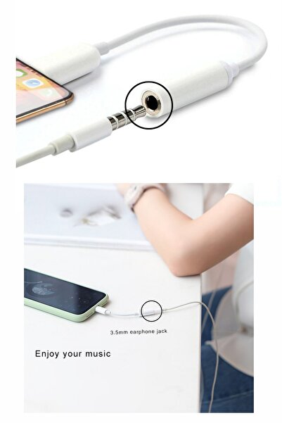 Favors سماعة رأس سلكية متوافقة مع iPhone، محول Lightning إلى مقبس سماعة الرأس، جهاز سماعة رأس لهاتف iPhone