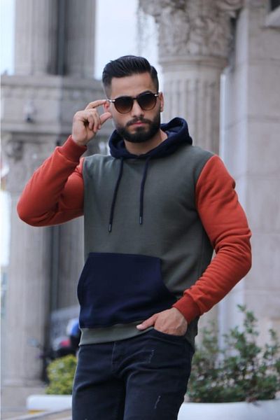 FBI Men's Slim Fit Crew Neck Printed Sweatshirt 5479
