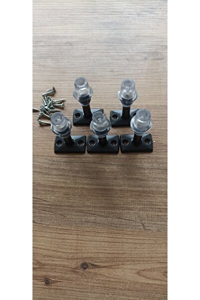 Sağlam سدادة عازلة للباب الخلفي أسود 8 سم 5 قطع