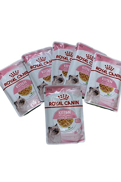 Royal Canin Kitten Jelly Pouch Konserve Yavru Kedi Maması 6x85gr