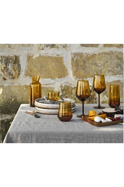 Paşabahçe 6 Person Amber Gradient Soft Drink Cup 470cc