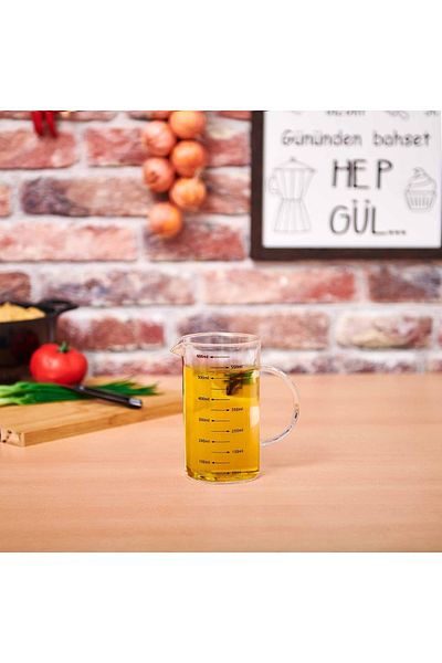 Paçi Borosilicate Glass Measuring Cup - 600 Ml
