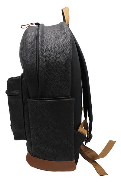 Bläck Two-Eye Flotr Fabric Unisex Black School And Backpack 305