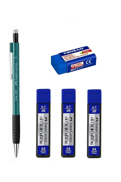 Faber Castell Grip 1347 0.7 Versatil Trend Colors Emerald Set
