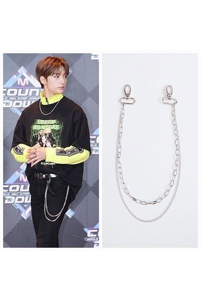 REN AKSESUAR Kpop Straykids Hyunjin Pantaloni Sling