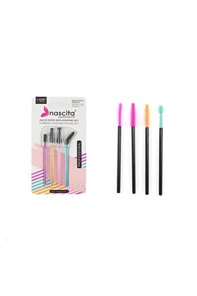 nascita 4-Piece Silicone Eyebrow and Mascara Set + Eyebrow and Eyelash Shapin...