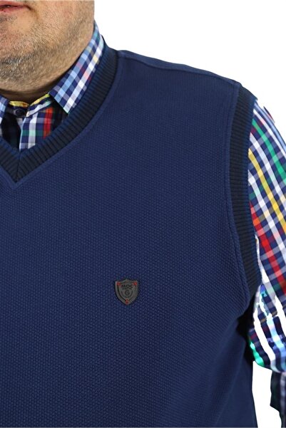 Starbattal Ανδρικό πουκάμισο Piqquare μεγάλου μεγέθους 23360 Πράσινο